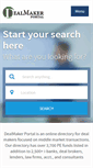Mobile Screenshot of dealmakerportal.com